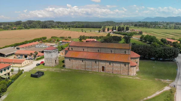 Vue Aérienne Basilique San Piero Pise Toscane — Photo