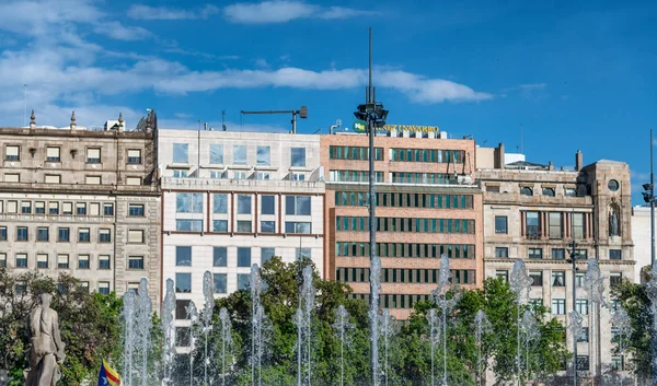 Барселона Іспанія Травня 2018 Площі Каталонії Прекрасний День Місто Приваблює — стокове фото