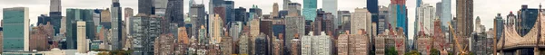 Midtown Manhattan Vista Panorâmica Gigante Queens — Fotografia de Stock