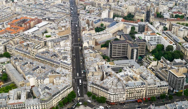 Vista Aérea Del Paisaje Urbano París — Foto de Stock