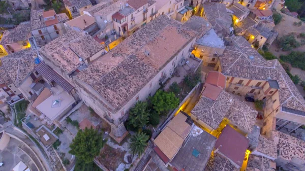 Hermosa Vista Aérea Del Casco Antiguo Atardecer — Foto de Stock