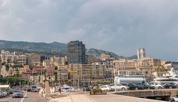 Monte Carlo Julho 2013 Porto Cidade Belo Dia Verão Mônaco — Fotografia de Stock
