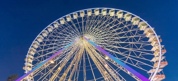 Ferris Wheel Éjjel — Stock Fotó