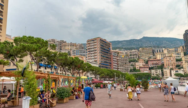 Monte Carlo Julho 2013 Ruas Cidade Belo Dia Verão Mônaco — Fotografia de Stock