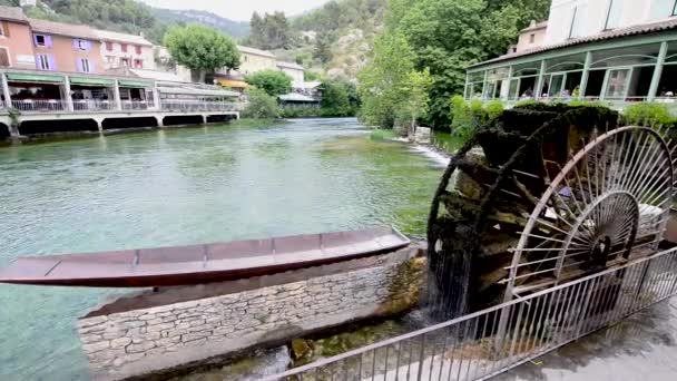 Watermolen Provence Frankrijk Video — Stockvideo