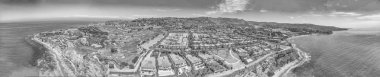 Rancho Palos Verdes kıyı şeridi, California Hava panoramik manzaralı.