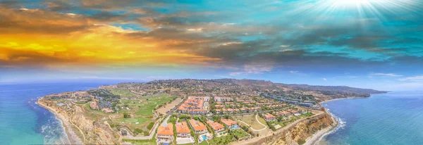 Luftaufnahme Der Küste Von Rancho Palos Verdes Kalifornien — Stockfoto