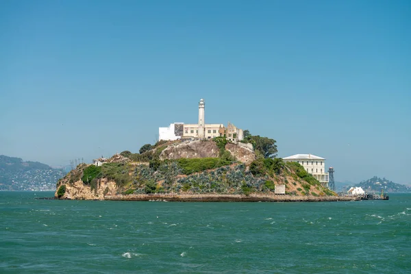 Isola San Francisco Alcatraz Dalla Nave Crociera — Foto Stock