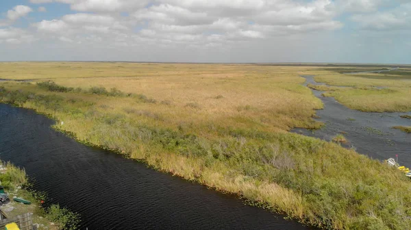 Повітряний Панорамний Вид Національний Парк Еверґлейдс Флорида — стокове фото