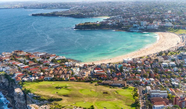 Luchtfoto Van Sydney Kustlijn Bondi Beach New South Wales Australië — Stockfoto