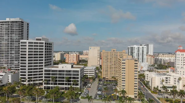 West Palm Beach Abril 2018 Skyline Aéreo Palm Beach Ciudad —  Fotos de Stock