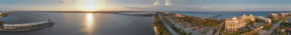 Lake Worth Épületek Tengerpart Palm Beach Florida Utcarészlet — Stock Fotó