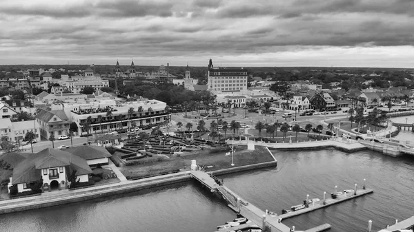 Panoramic Aerial View Saint Augustine Sunset Florida Usa — Stock Photo, Image