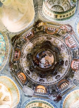 San vitale Katedrali, ravenna. güzel iç görünüm.