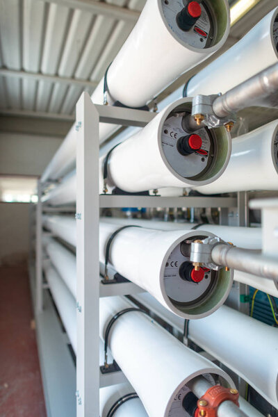 Pipelines in a Water Treatment Plant.