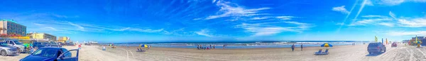 Spiaggia Giornata Febbraio 2016 Vista Panoramica Sulla Costa Daytona Beach — Foto Stock