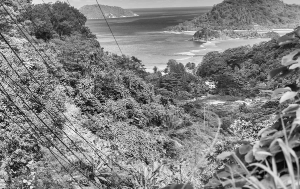 View Mahe Island Mountain Top Seychelles — Stock Photo, Image