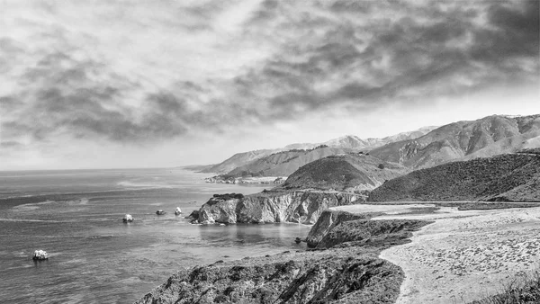 Bellissimo Paesaggio Costiero Big Sur California Nella Stagione Estiva — Foto Stock