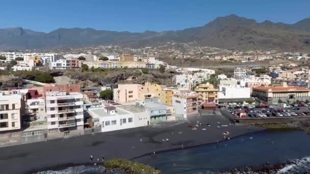 Candelaria Town Coastline Tenerife Santa Cruz Tenerife Canary Islands Spain — Stock Video