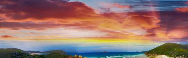 Vista Panorámica Aérea Squeaky Beach Australia —  Fotos de Stock