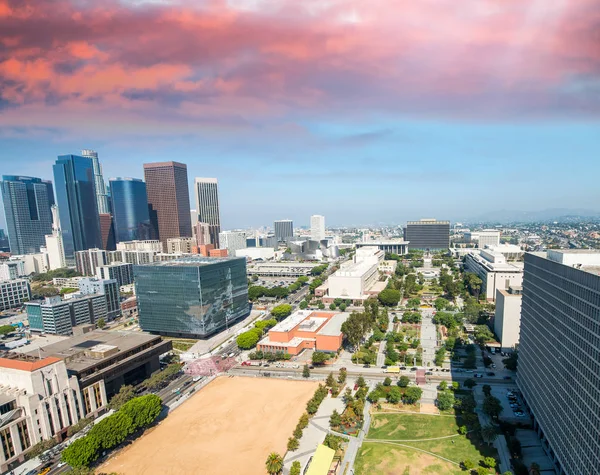 Vista Aérea Del Centro Los Ángeles — Foto de Stock