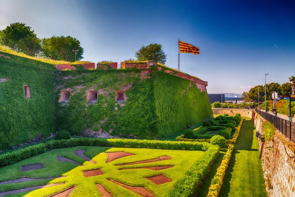 Montjuic Catle ve bahçeleri, Barcelona.