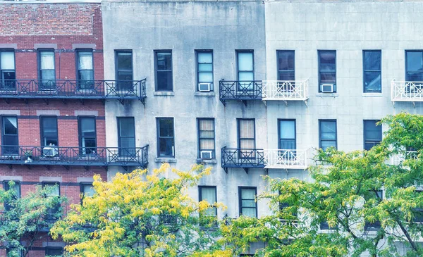 Buildings New York Foliage Season — Stock Photo, Image