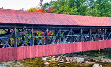 kapalı köprü Vermont.