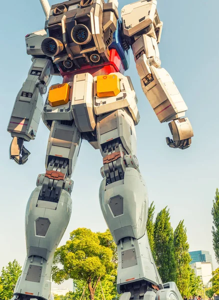 Tokyo Mai 2016 Costum Mobil Full Size Gundam Intrarea Principală — Fotografie, imagine de stoc