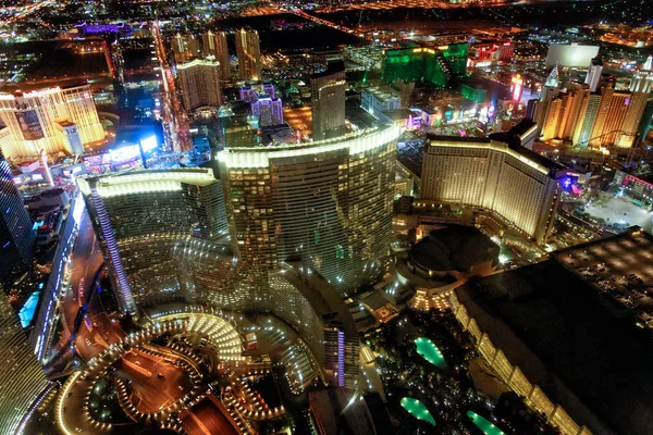 Las Vegas Juni 2018 Luftaufnahme Von Strip Casinos Las Vegas — Stockfoto