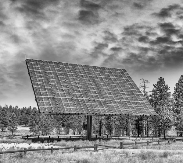 Panel Solar Gigante Campo Abierto —  Fotos de Stock