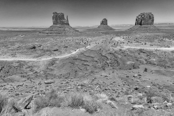 West East Mitten Buttes Mounment Valley Park Eua — Fotografia de Stock