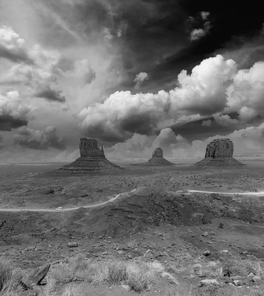 West East Mitten Buttes Mounment Valley Park Usa — Stock Photo, Image