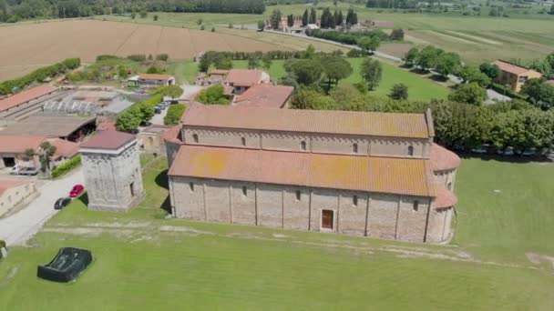 Vue Aérienne Basilique Pontificale Saint Pierre Vatican — Video