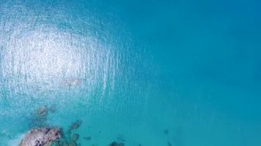 Capo Vaticano, kıyı şeridi panoramik hava güneşli bir günde inanılmaz Calabria - İtalya,.