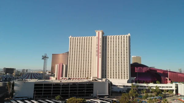 Las Vegas นายน 2018 วเม องทางอากาศใกล Circus Casino ลาสเวก สเป — ภาพถ่ายสต็อก