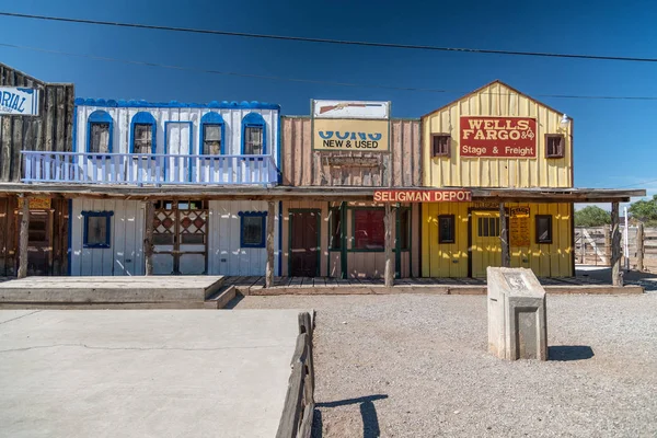 Seligman Junio 2018 Edificios Coloridos Largo Ruta Esta Ruta Histórica — Foto de Stock