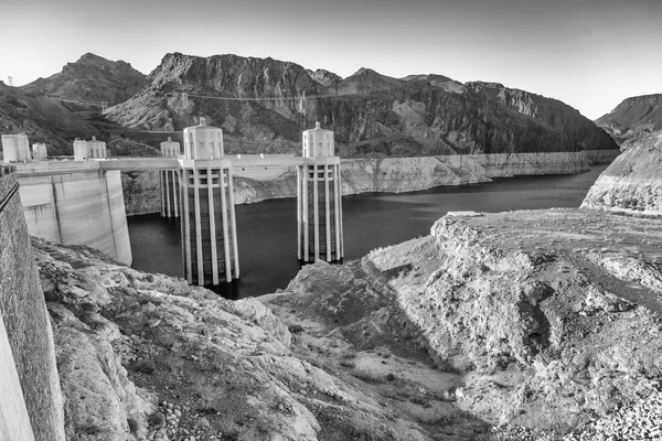 Hoover Dam Spojených Státech Vodní Elektrárna Hranici Arizona Nevada — Stock fotografie