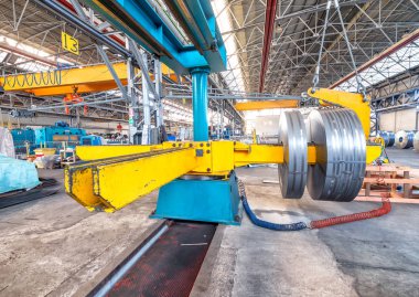 Endüstriyel makine metal için tedavi bobinler.