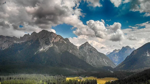 Veduta Aerea Della Bellissima Valle — Foto Stock