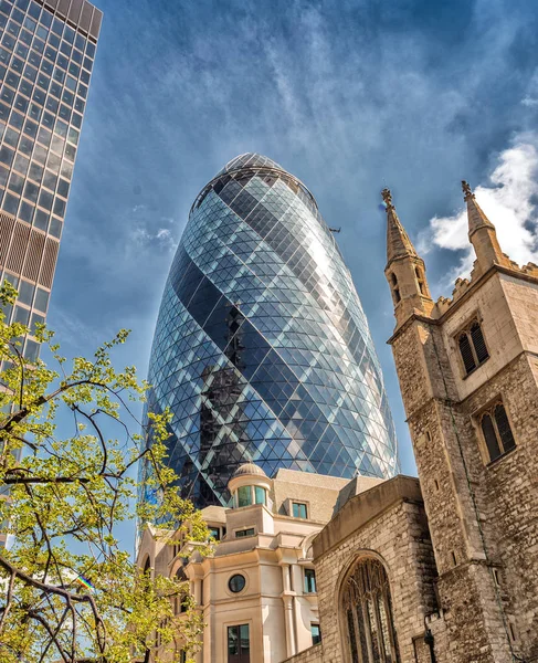 Alte Und Moderne Gebäude London — Stockfoto