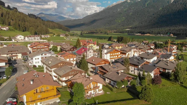 Luchtfoto Van Dobbiaco Italië — Stockfoto