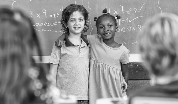 Grundskola Klassrummet Scen Utbildning Koncept — Stockfoto