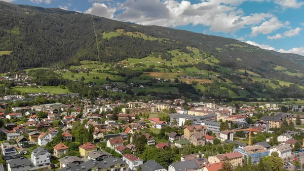 リエンツ景観やバレー オーストリア アルプスの空撮 — ストック写真