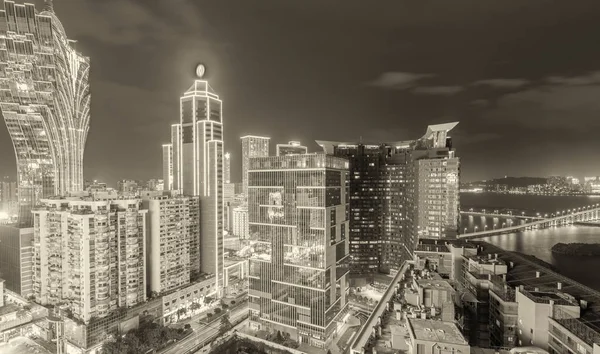 Macau Gece Manzarası Çin — Stok fotoğraf