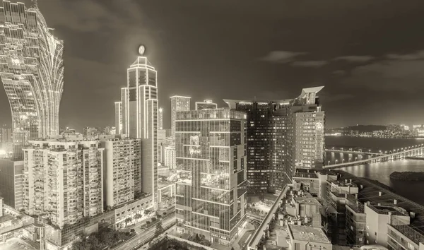 Macau night skyline, China.