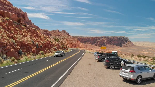 Arizona Usa June 2018 Tourists Enjoy Canyon View Arizona Has — Stock Photo, Image