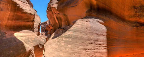 Vista Panorámica Del Exterior Del Antelope Canyon Estados Unidos —  Fotos de Stock
