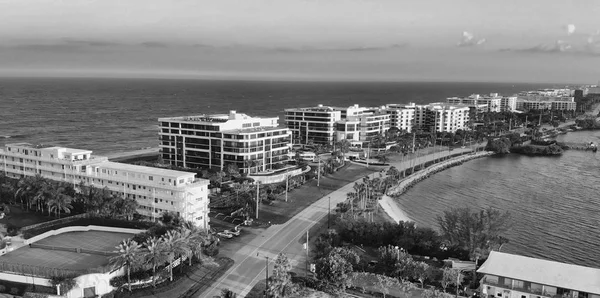 Lake Worth Byggnader Och Kusten Palm Beach Flygfoto Över Florida — Stockfoto