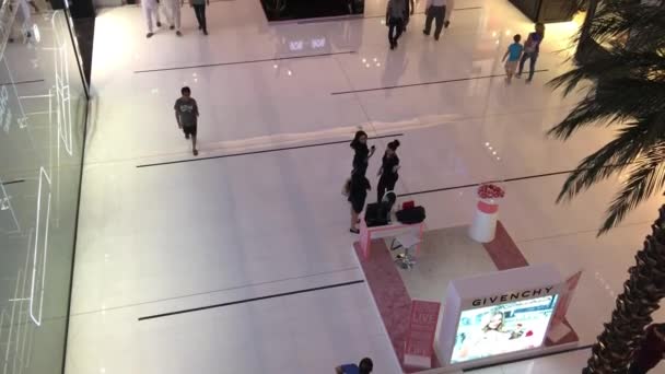 ドバイ モール ドバイのショッピング モール 総面積 アラブ首長国連邦で世界最大のショッピング モール — ストック動画